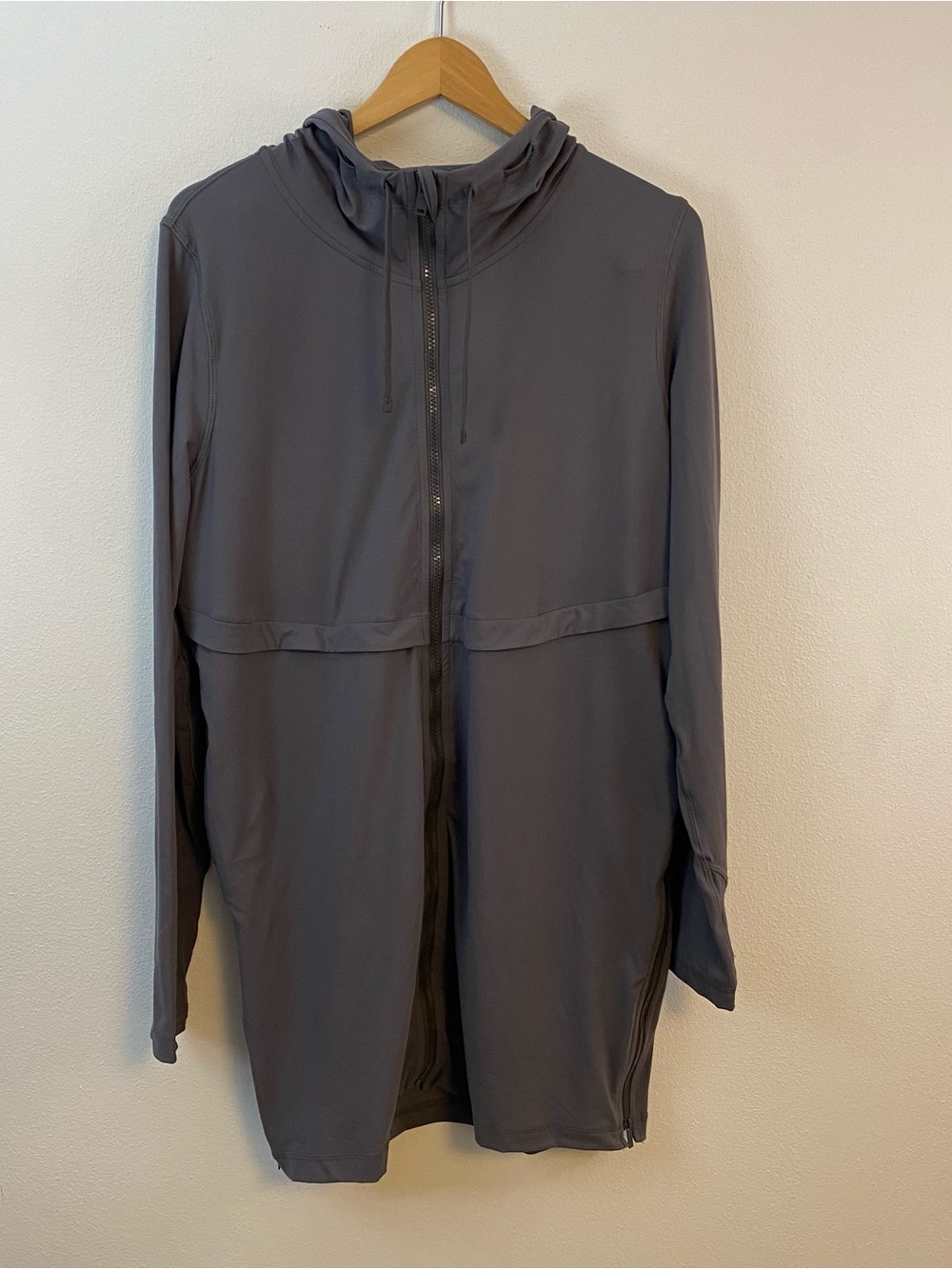 Women’s Gray Long Sleeve Jacket Gray Long Oversized Womens Large